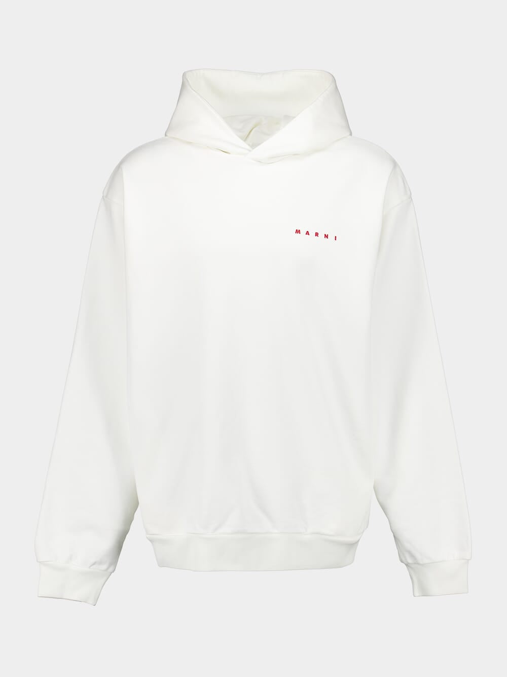 White Organic Cotton Hoodie