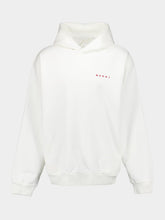 Marni White Organic Cotton Hoodie