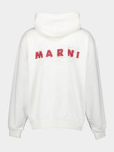 Marni White Organic Cotton Hoodie