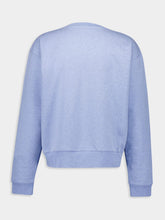 Marni Light Blue Logo Printed Crewneck Sweatshirt