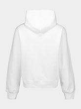 Marni White Hooded Cotton Sweatshirt with Logo