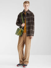 Fendi Brown Tartan Wool Jacket