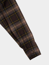Fendi Brown Tartan Wool Jacket