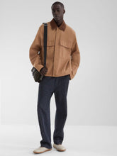 Fendi Brown Canvas Straight-Cut Blouson