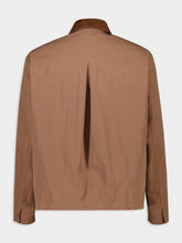 Fendi Brown Canvas Straight-Cut Blouson