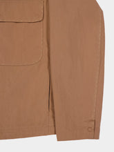 Fendi Brown Canvas Straight-Cut Blouson