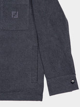 Fendi Grey Denim Go-To Jacket with Patch Pockets