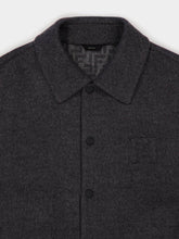 Fendi Grey Wool Blouson Jacket