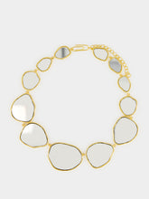 Aurélie Bidermann Pebble Gold Mirror Necklace