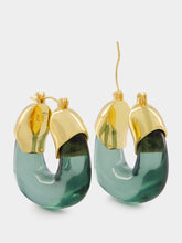 Lizzie Fortunato Green Mini Organic Hoops