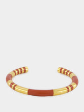 Aurélie Bidermann Positano Lapis Chocolate Bangle