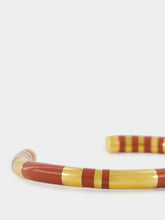 Aurélie Bidermann Positano Lapis Chocolate Bangle