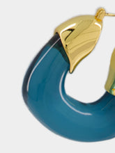 Lizzie Fortunato Blue Mini Organic Hoops
