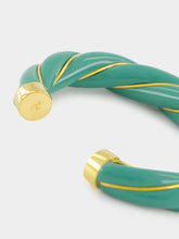 Aurélie Bidermann Diana Lime Green Bangle