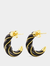 Aurélie Bidermann Diana Black Earrings
