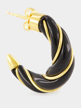 Aurélie Bidermann Diana Black Earrings