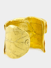Aurélie Bidermann Gold Ledena Fig Leaf Cuff