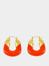 Lizzie Fortunato Cherry Red Organic Hoop Earrings
