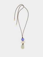 Lizzie Fortunato Museo Cord II Sea Pendant Necklace