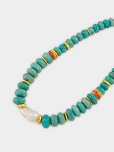 Lizzie Fortunato Provence Garden Wave Amazonite Necklace