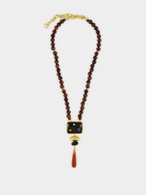 Lizzie Fortunato Constellation Gemstone Pendant Necklace