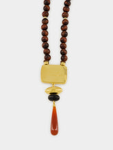 Lizzie Fortunato Constellation Gemstone Pendant Necklace