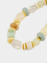 Lizzie Fortunato Monument Sea Glass Beaded Collar Necklace