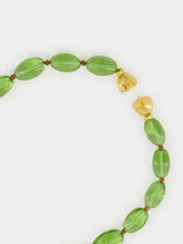 Lizzie Fortunato Grove Verdant Green Glass Beaded Necklace