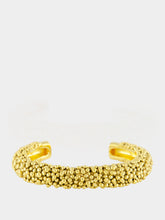 Aurélie Bidermann Makoma Gold Thin Granulated Bracelet