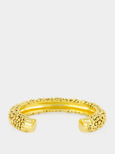 Aurélie Bidermann Makoma Gold Thin Granulated Bracelet