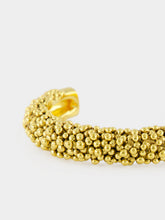 Aurélie Bidermann Makoma Gold Thin Granulated Bracelet