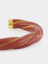 Aurélie Bidermann Diana Brown Twisted Bangle