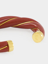 Aurélie Bidermann Diana Brown Twisted Bangle