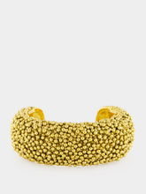 Aurélie Bidermann Makoma Gold Granulated Cuff