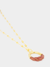 Aurélie Bidermann Diana Brown Long Necklace