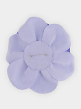 Paula Blue Handmade Flower Brooch