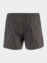 Fendi Black FF Monogram Swim Shorts