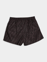 Fendi Black FF Monogram Swim Shorts