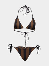 Fendi Brown Lycra® Reversible Bikini
