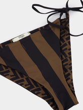 Fendi Brown Lycra® Reversible Bikini