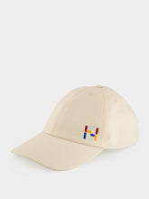 Fendi White Cotton and Linen Baseball Cap