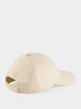 Fendi White Cotton and Linen Baseball Cap