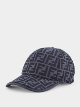 Fendi Blue FF Jacquard Baseball Cap