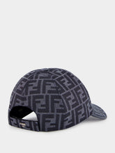 Fendi Blue FF Jacquard Baseball Cap