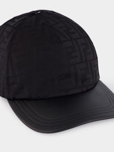 Fendi Black FF Jacquard Baseball Cap