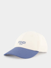 Fendi White Cotton Baseball Cap