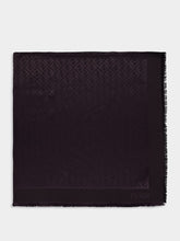 Fendi Dark Purple FF Jacquard Shawl