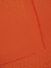 Fendi Orange FF Jacquard Shawl
