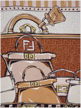 Fendi Brown Silk Foulard