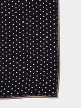 Fendi Black Falena Dots Silk Foulard